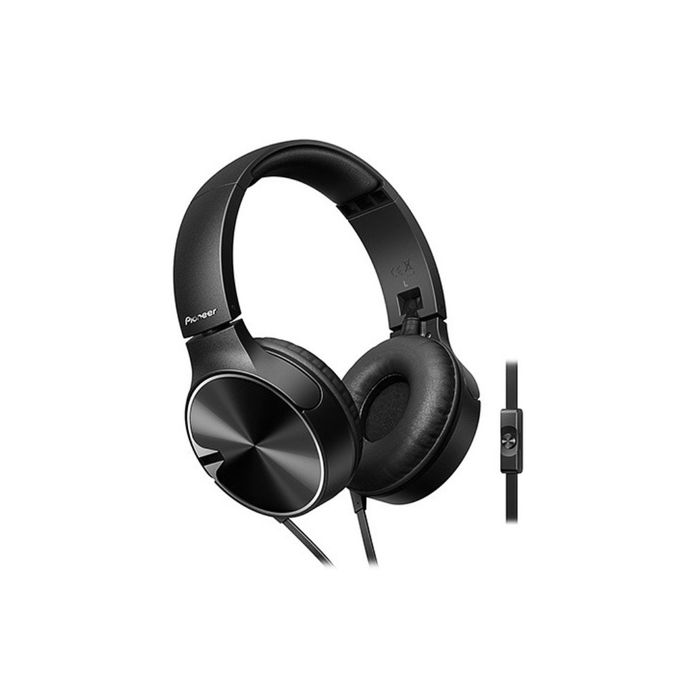 Наушники Pioneer SE-MJ722T-K, накладные, оголовье, провод 1.2 м, черные