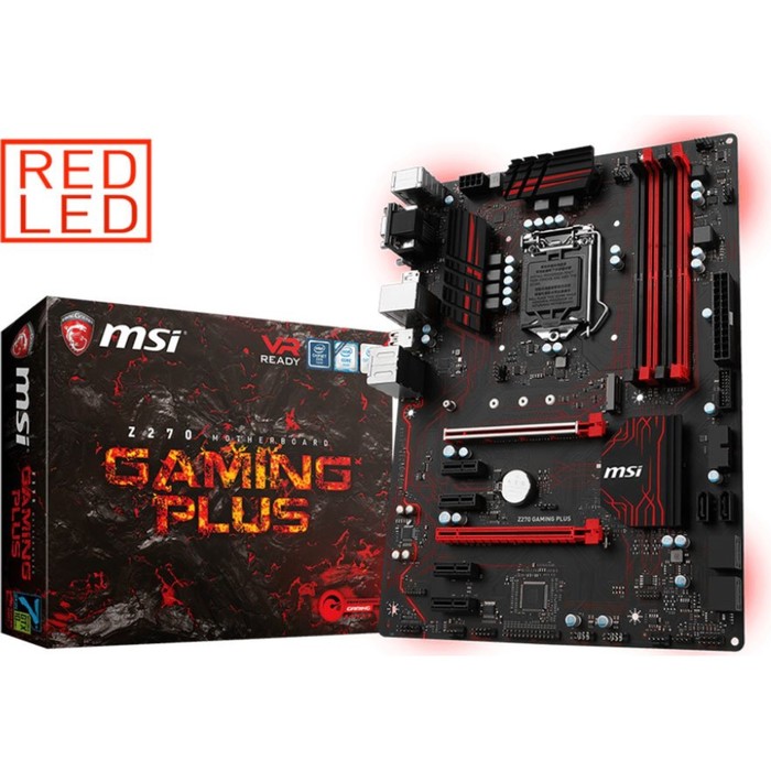 Материнская плата MSI Z270 GAMING PLUS, Soc-1151, Intel Z270, 4xDDR4, ATX, Ret