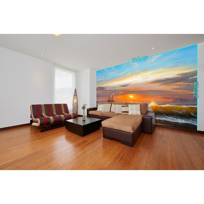 Фотообои «Морской прибой» (из 3-х листов), 2,7х3,15 м