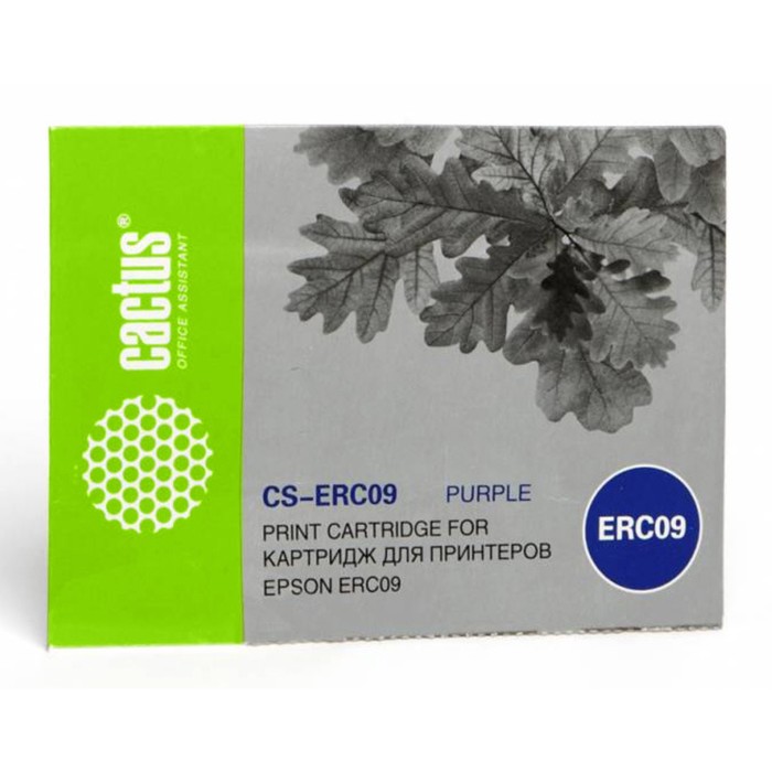 Картридж ленточный Cactus CS-ERC09 пурпурный для Epson ERC09 картридж матричный cactus cs erc09 для epson erc09 пурпурный 3 шт