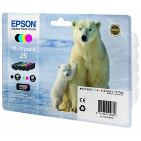 

Картридж струйный Epson C13T26164010 черный/голубой/желтый/пурпурный набор карт. для Epson XP-600/60