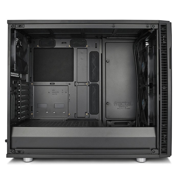Корпус Fractal Design Define R6 Blackout Edition TG, без БП, ATX, черный