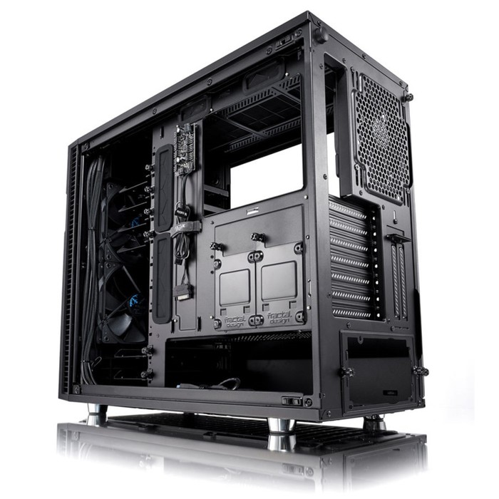 Корпус Fractal Design Define R6 Blackout Edition TG, без БП, ATX, черный