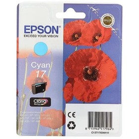 

Картридж струйный Epson C13T17024A10 голубой для Epson XP33/203/303 (150стр.)