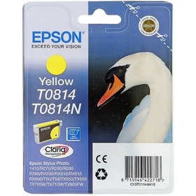 

Картридж струйный Epson C13T11144A10 желтый для Epson R270/290/RX590