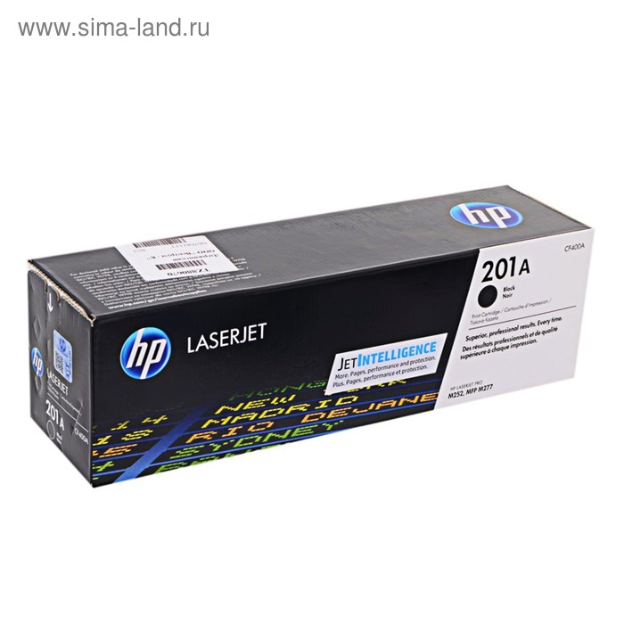 Картридж HP 201A CF400A для CLJ Pro M252/M277 (1500k), черный картридж cf400a