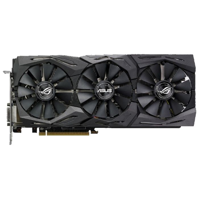 Видеокарта Asus AMD Radeon RX 580 ROG STRIX GAMING OC, 8G, 256bit, GDDR5, 1411/8000, Ret