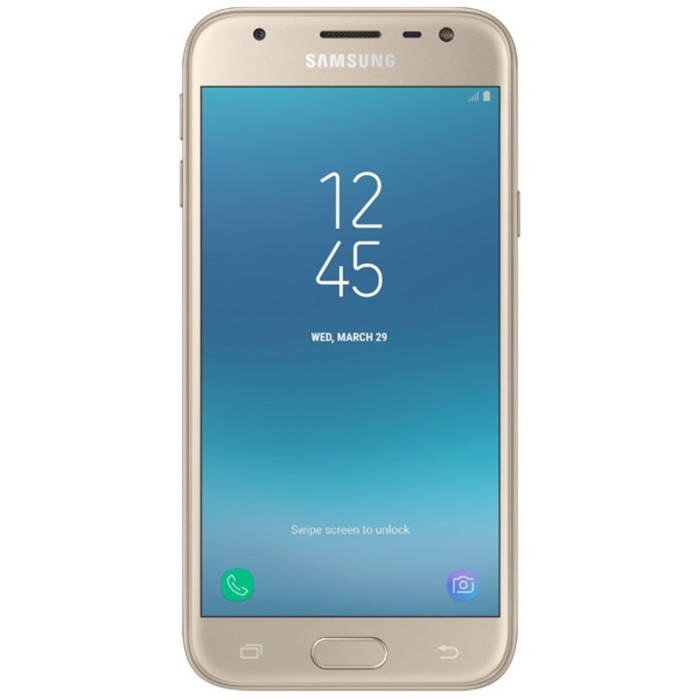 Смартфон Samsung Galaxy J3 (2017) SM-J330F 16Gb золото 4G 2Sim 5"720x1280 7.0 13Mpix micSD