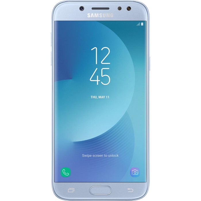 Смартфон Samsung Galaxy J5 (2017) SM-J530FM/DS 16Gb голубой 4G 2Sim 5.2"720x1280 7.0 13Mpix
