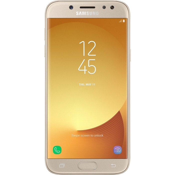 Смартфон Samsung Galaxy J5 (2017) SM-J530FM/DS 16Gb золото 4G 2Sim 5.2"720x1280 7.0 13Mpix