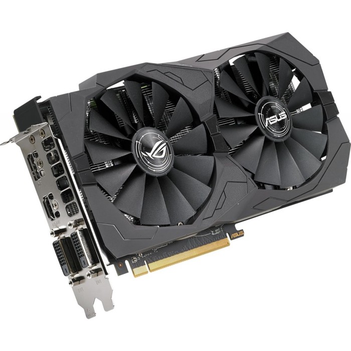 Видеокарта Asus AMD Radeon RX 570 ROG STRIX GAMING OC, 4G, 256bit, GDDR5, 1280/7000, Ret