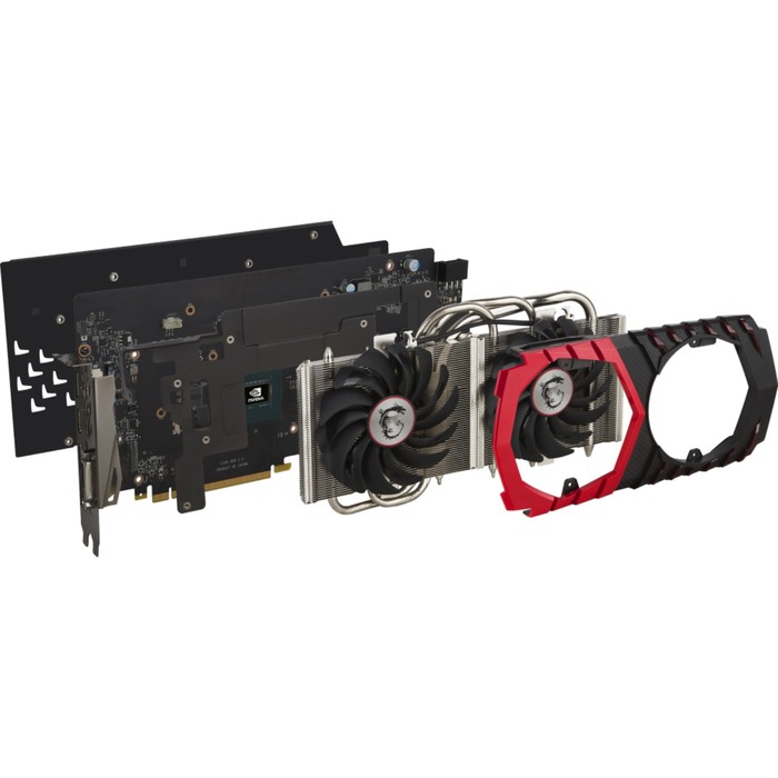 Видеокарта MSI GeForce GTX 1060 GAMING 3G,192bit,GDDR5,1506/8008,DVI,HDMI,DP