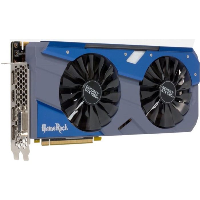 Видеокарта Palit GeForce GTX 1080Ti GameRock 11G,352bit,GDDR5X,1505/11000,Ret