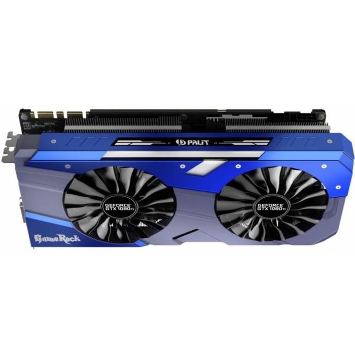 Видеокарта Palit GeForce GTX 1080Ti GameRock 11G,352bit,GDDR5X,1505/11000,Ret