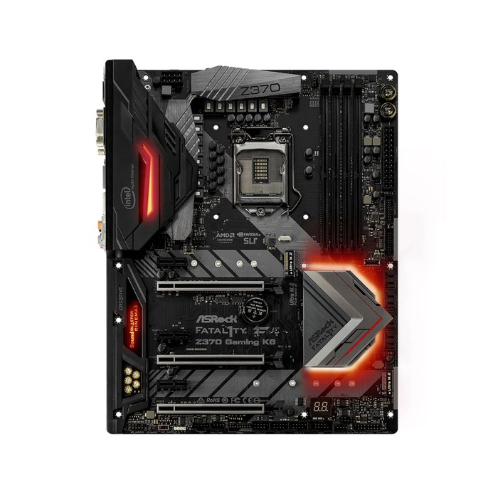 Материнская плата Asrock Z370 GAMING K6, Soc-1151v2, Intel Z370, 4xDDR4, ATX, Ret