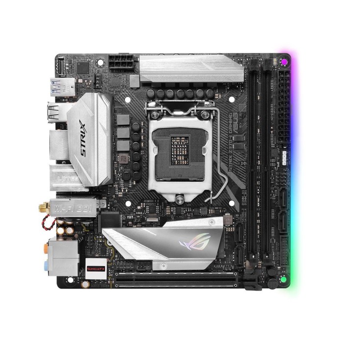 Материнская плата Asus ROG STRIX Z370-I GAMING, Soc-1151, Intel Z370, 2xDDR4, mini-ITX, Ret