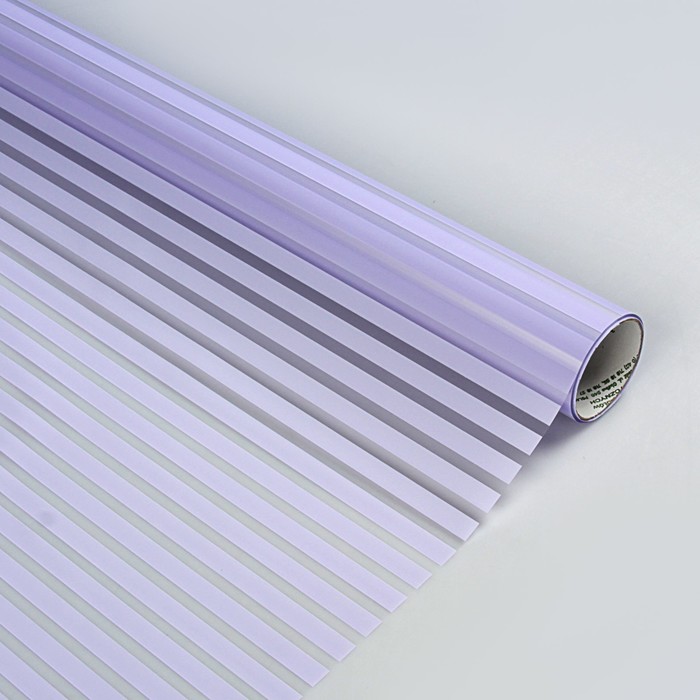 Плёнка для цветов "Атласная", сиреневая, 0,5 х 9 м
