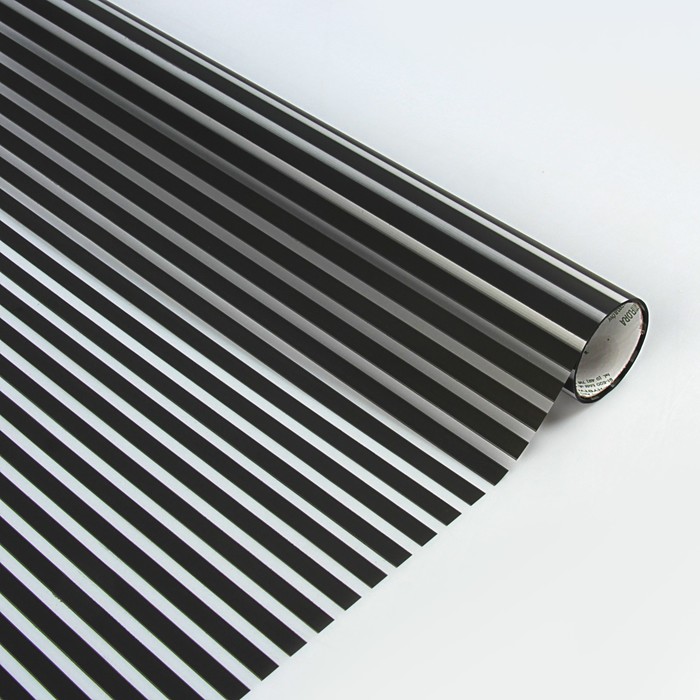 Плёнка для цветов "Атласная", чёрная, 0,5 х 9 м