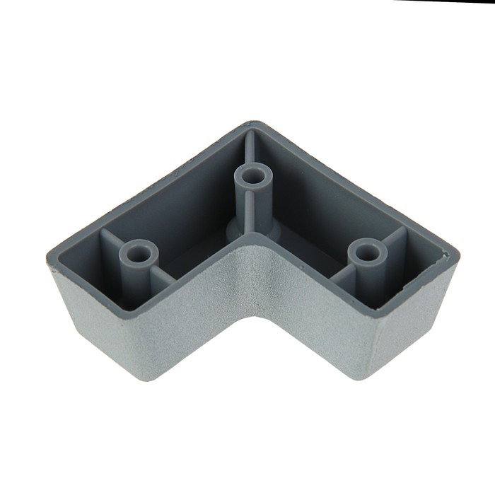 Опора стационарная, угловая, Н=24 мм, цвет матовый хром