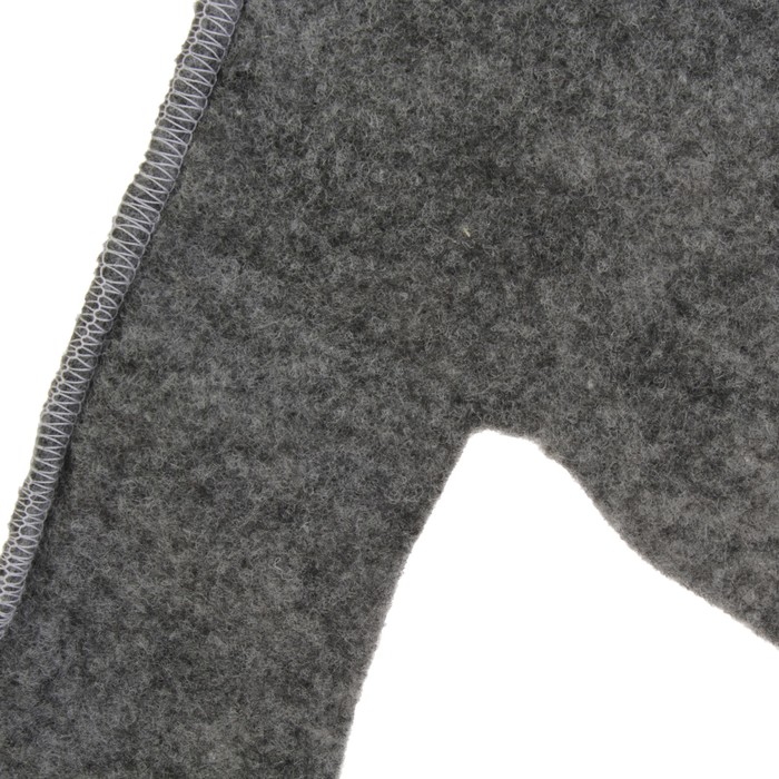 Шапка банная "Будёновка" серая, войлок