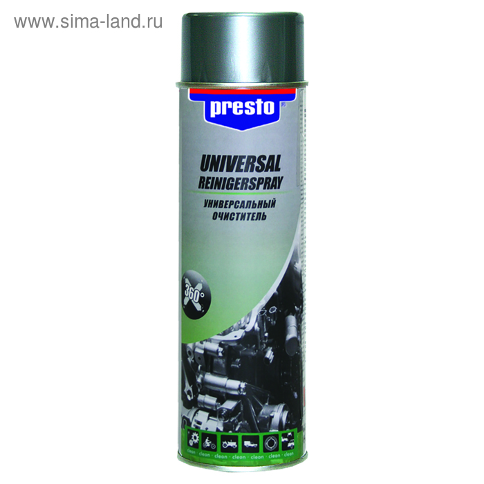 Очиститель универсальный PRESTO, 500 мл, аэрозоль