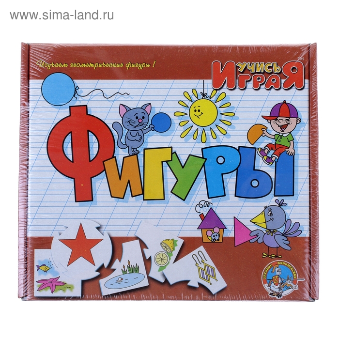 

Пазл для малышей "Фигуры", 5 элементов
