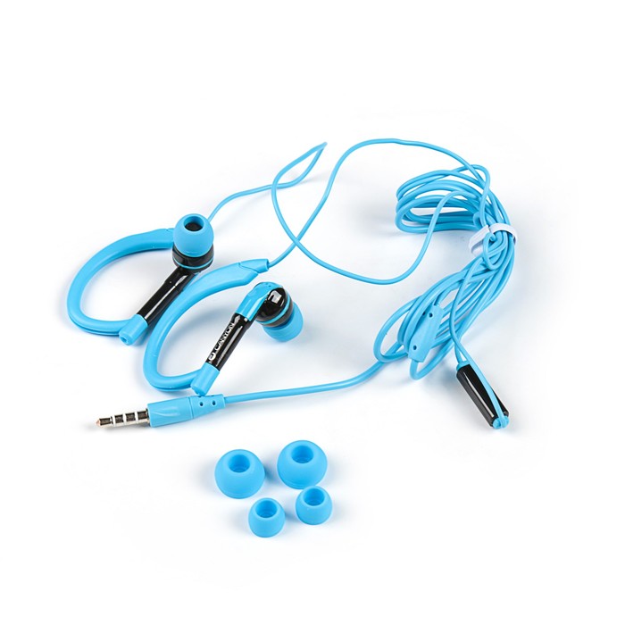 Гарнитура Canyon CNS-SEP1BL, встроенный микрофон, 102 дБ, 16 Ω, 20Гц-20кГц, 3.5 мм, Синий