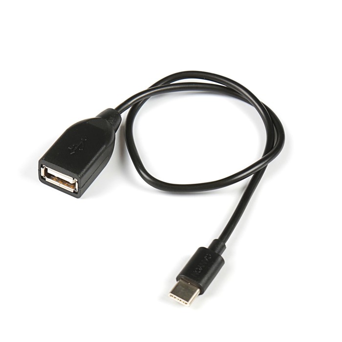 Кабель CANYON USB2.0 OTG - Type C: Чёрный, 0.3м. (CNE-USBC3B)
