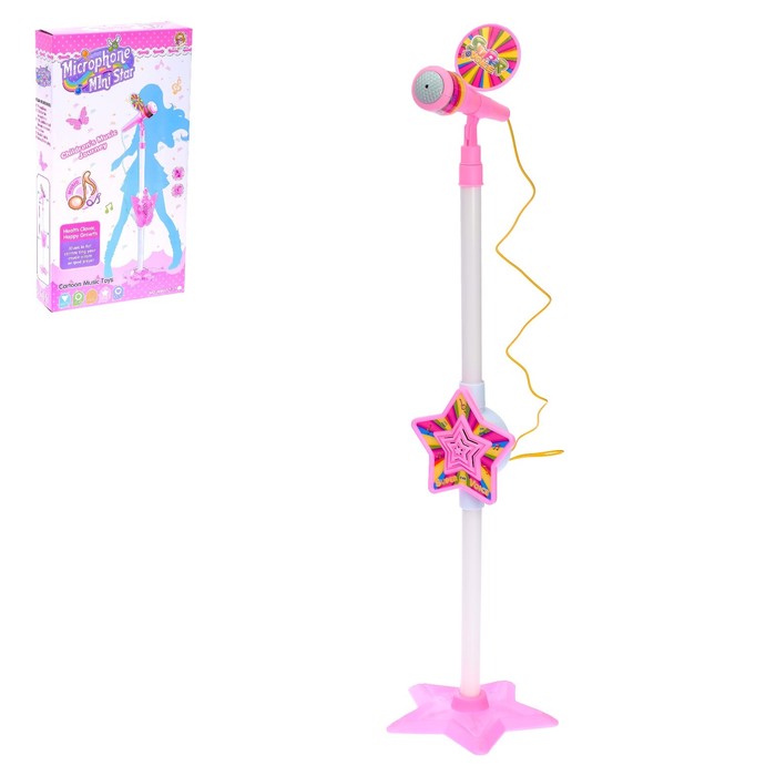 Музыкальная игрушка "Микрофон Звёздочка", звуковые эффекты