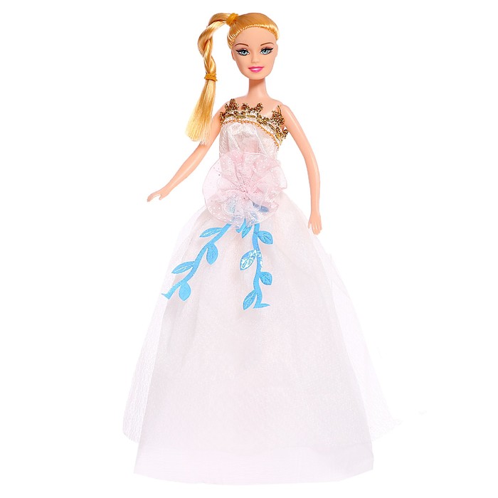 кукла модель алисав пышном платье микс 7627304 Кукла-модель «Оля» в пышном платье, МИКС