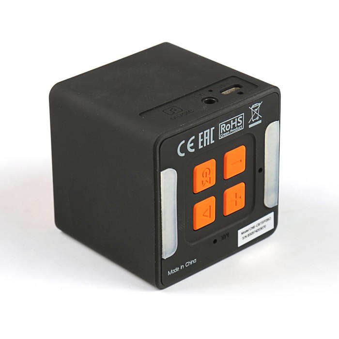 Портативная колонка Canyon CNE-CBTSP2BO, Micro-SD до 32 гб, Bluetooth, черно-оранжевая
