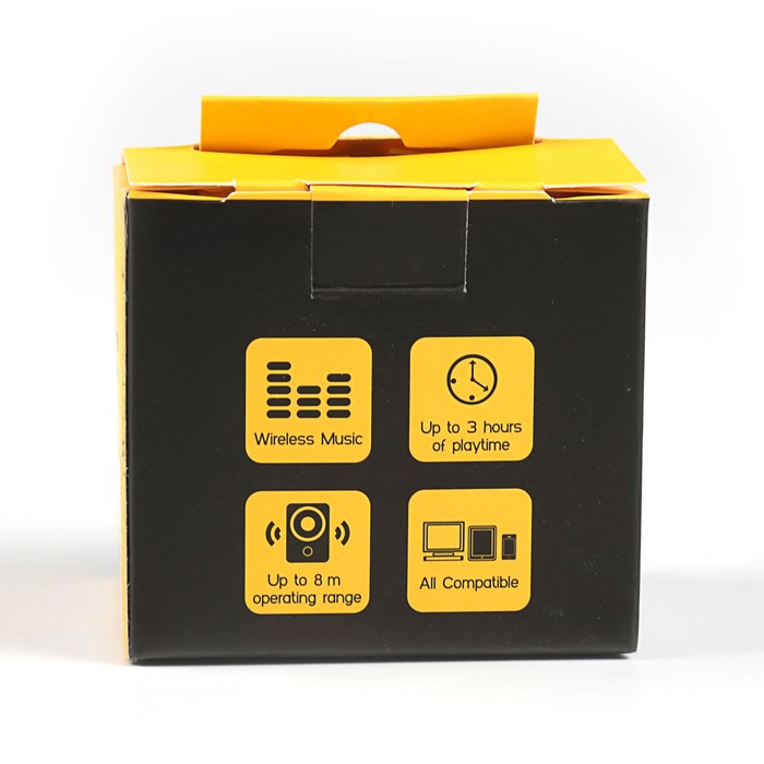 Портативная колонка Canyon CNE-CBTSP2BO, Micro-SD до 32 гб, Bluetooth, черно-оранжевая