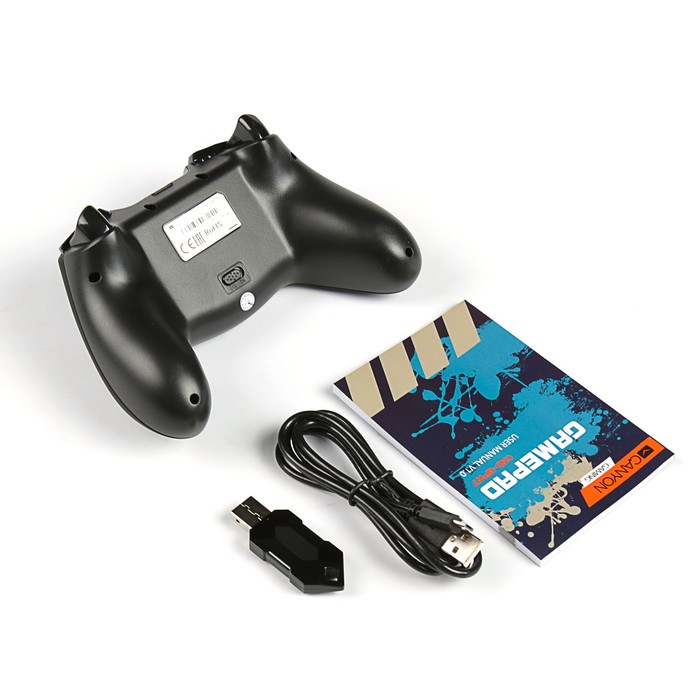 Геймпад беспроводной Canyon CND-GPW7, для Xbox 360, PS3, PC, Android, черный