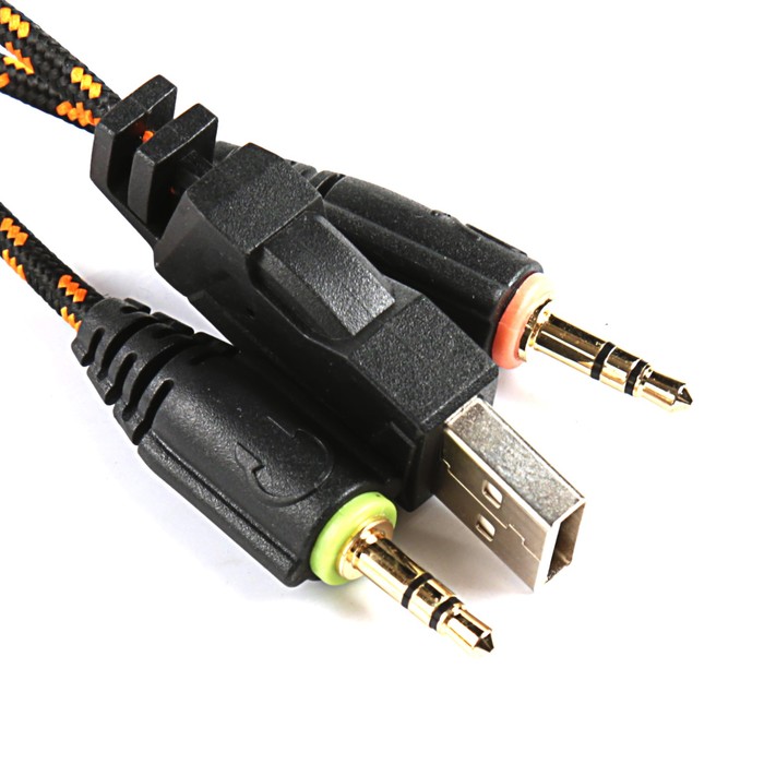 Гарнитура Canyon CND-SGHS5, LED-подсветка, регулируемая дужка, провод 2 м