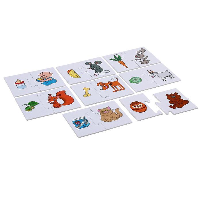 Игра настольная "Хочу кушать", парные картинки