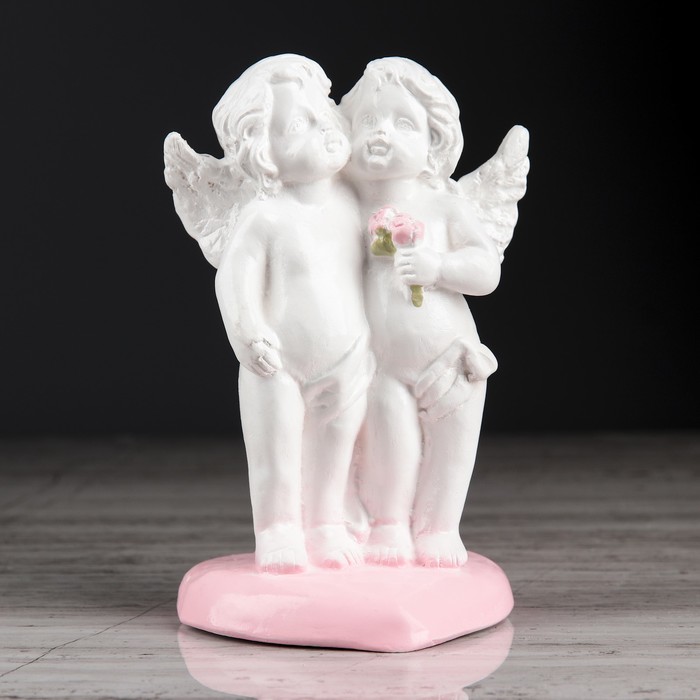 Статуэтка "Статуэтка пара" с розовой отделкой
