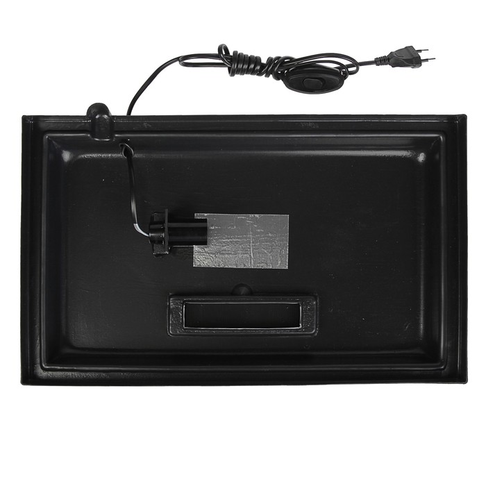 Аквариум прямоугольный 220 л, с крышкой, черный