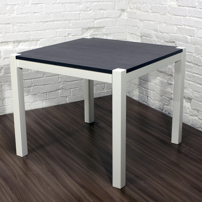 Стол Тукан, 700х700, Белая эмаль