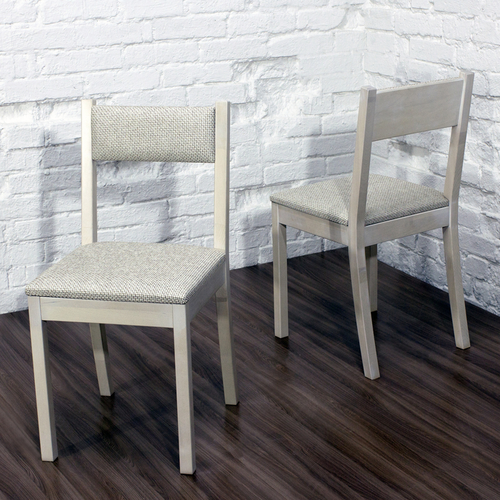 Стул Альфард, 400х450х800, Белая морилка