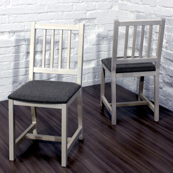 Стул Мисам, 400х500х900, Белая морилка