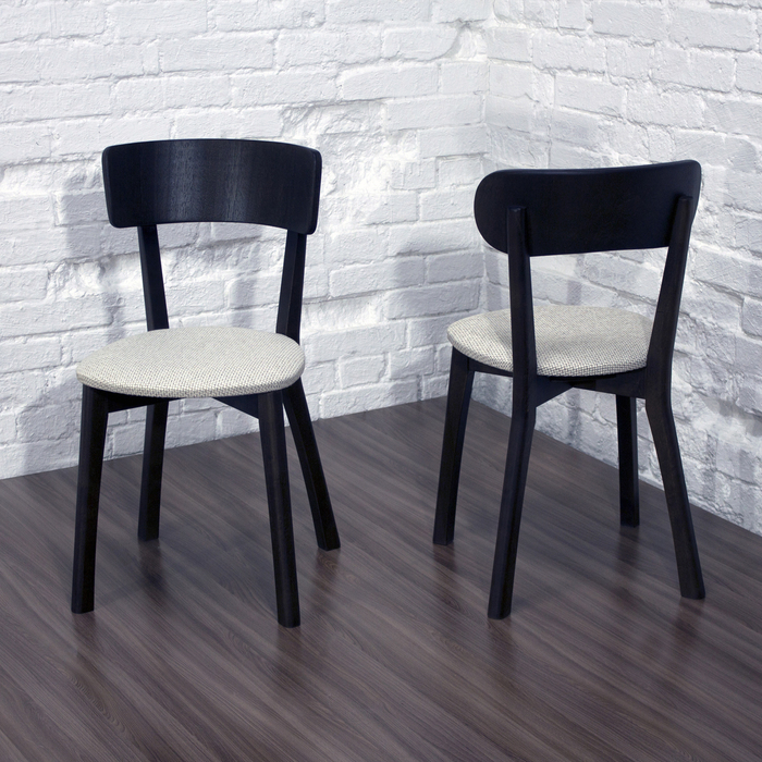 Стул Альмак, 440х460х800, Черная морилка