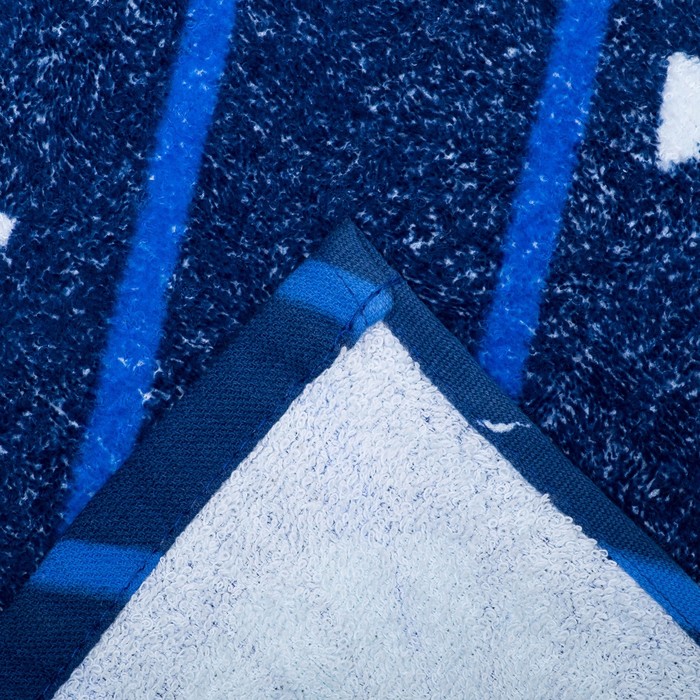 Полотенце махровое велюр "Якорь" 70х140 см,320 г/м2,хлопок 100%