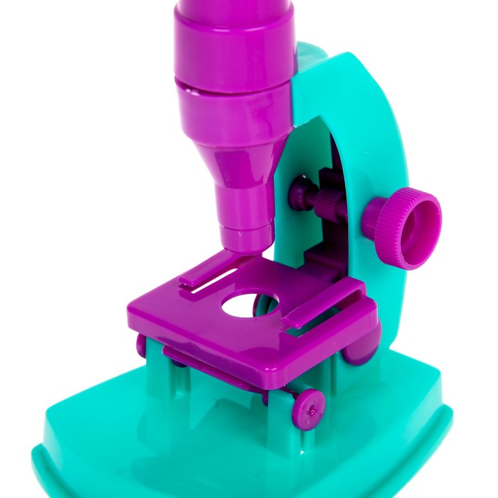 Набор биолога "Научная лаборатория": микроскоп, калейдоскоп, лупа, бинокль, контейнер для исследований