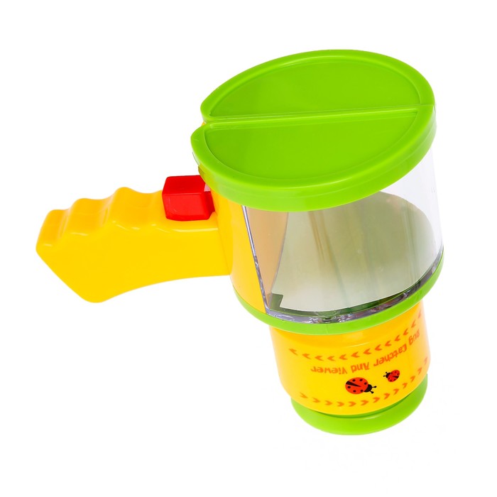 Набор биолога "Научная лаборатория": микроскоп, калейдоскоп, лупа, бинокль, контейнер для исследований