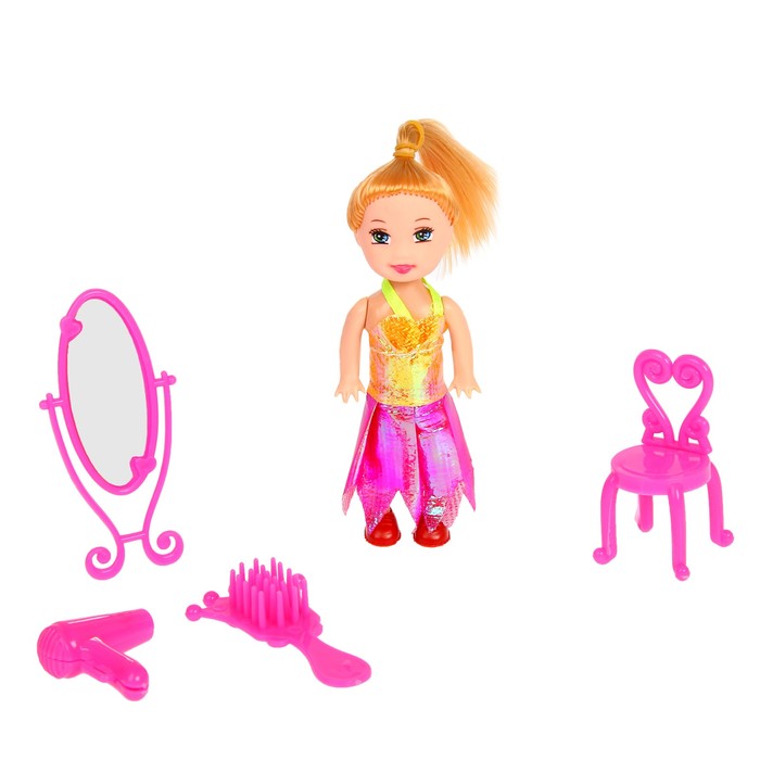 Кукла-малышка "Кира" с аксессуарами, МИКС