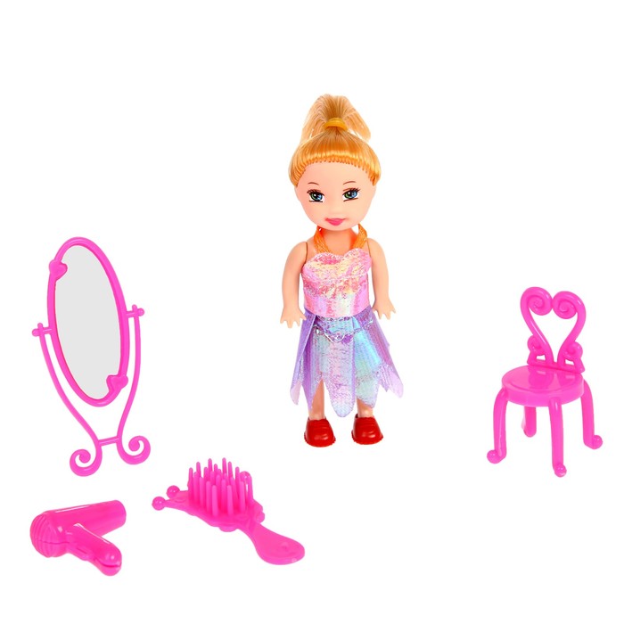 Кукла-малышка "Кира" с аксессуарами, МИКС