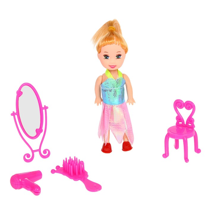 Кукла-малышка "Кира" с аксессуарами, МИКС