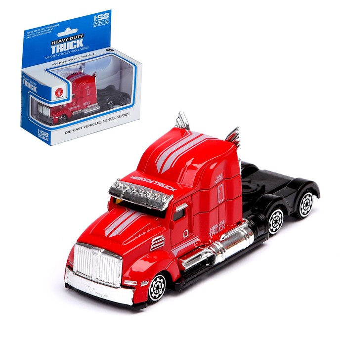 Грузовик металлический «Тягач»,1:58, МИКС