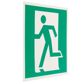 

Наклейка "Эвакуационный выход" 15 х 15 см