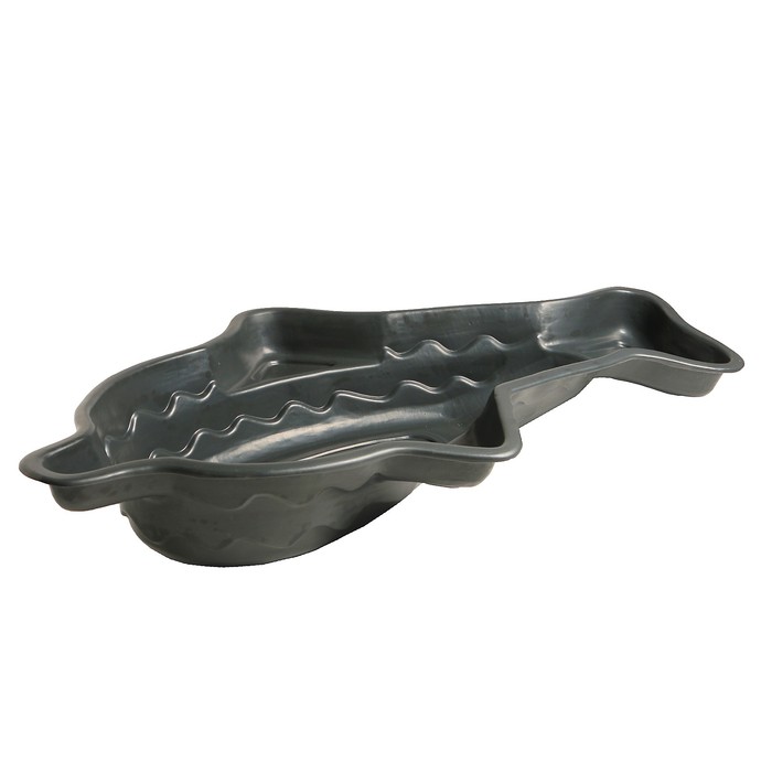 Пруд садовый пластиковый «Дельфин», 265 л, чёрный